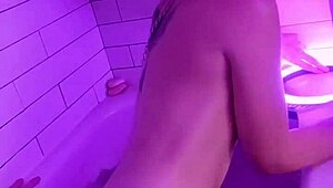 Roommate spies my cock and becomes submissive slut