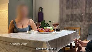 My Husband Jerks Hidden Under Table In Front Of Step Mom During Talk