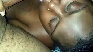 Just keep sucking my monster black cock, boss, it's so big and ebony!