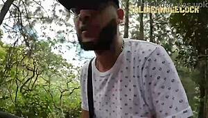 Yenifer, let me fuck your tight pussy bareback in the forest.