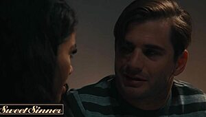 Sweet Sinner babe gets folded like a pretzel by Nathan Bronson and takes his cum on her ass!