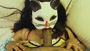 university girl blowjob in friends house