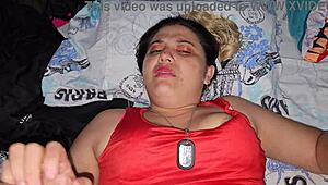 i shot strong cum on my blondes tits