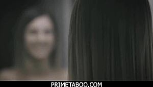 Nerdy Teen Gets Double Penetration