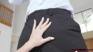 wanna see dilf alex legend get lubed massage and hot rimjob from chloe temple?