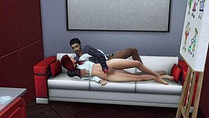 JENNIFER GETS FUCKED BY HER BOSS! THE SIMS 4