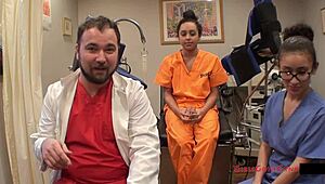 Spy cam catches Mia Sanchez's student physical with doctor at Tampa University