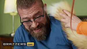 Crazy Cosplaying Hottie Mia Stone Gets Fingered, Blows, and Fucks Muscular Guy