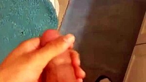 solo babe slaps and penetrates herself with big black monster cock toy compilation in shower