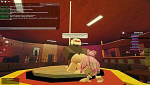 Roblox-inspired porn adventure in Turkish style