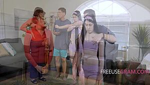 Mother-in-law gets step son ready for the world