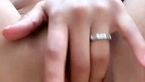 Sexy petite 18+ eager for hard cock in homemade scene.