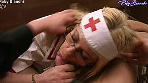 Rosanna milf licks deep pussy before bent over facial cumshot