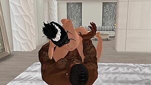 yo check out this big ass femboy grindin' down on my fat bbc, ridin' like a pro...