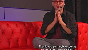 Big tits mexican woman fulfills fantasy of one of her fans in public show