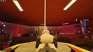 Roblox-inspired porn adventure in Turkish style