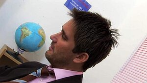 Bobbi Eden shows off her thick ass while riding a dong, bending over for doggystyle and cowgirl action in stockings and lingerie.