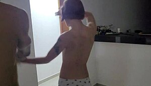 Bbc pounds petite teen pussy hard in homemade doggystyle