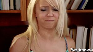 wanna watch this tiny titted 18+ teen get her pussy munched by another girl?