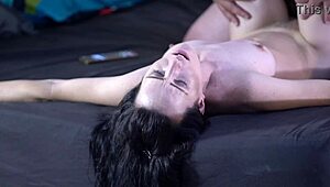 Stepsis Lets Bro Try Her Tight Pussy Then Finishes Herself with Moaning