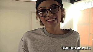 Audrey Luna Performs Detailed POV Blowjob During Casting Interview in HD