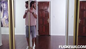 Older Stepsis Vanna Bardot Arrives Home