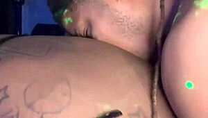 Boyfriend's cock makes me wet with blowjob and doggy fucking.