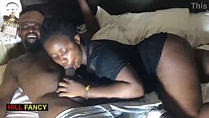 Sexo casero con mi nueva esposa, tan excitante pero se me olvida el dedeo, ¡se siente brutal!