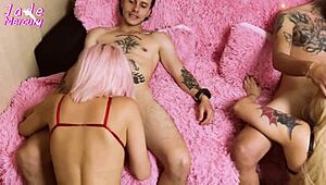 My First Grupal Foursome With Tight Latina Sluts!