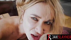 venera maxima craves every inch of double monster cock penetration bliss