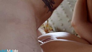 Curvy Blonde Enjoys A Drink With The Hot Bartender