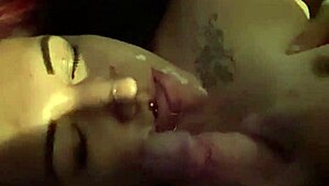 Cum On Face During Intense Blowjob And Sucking