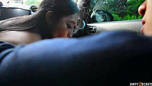 Leyla, The Brunette Latina, Fucks Her Driving Instructor In Doggystyle And Records It