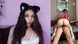 Horny OXXO cashier with big ass gets creampied by supervisor