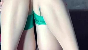 Silk Stocking Mature Wife Vibrator Masturbation Climax!