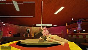 Roblox-inspired porn adventure in Turkish style