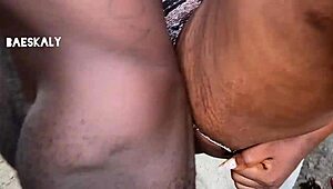 who takes hardest outdoor doggy pounding like this slut?