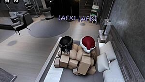 Two sluts from game crave deepthroat cock fest