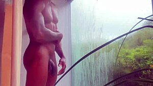 watch my huge cock bareback pound old gay ass outdoors