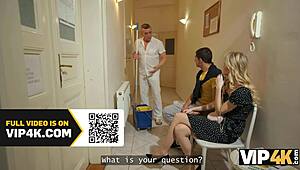 vip4k doctor examines busty patient's curves intimately