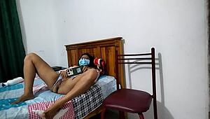 check my stepdaughter's cute curvy 18+ naked body in lingerie kinky homemade share 😘🍑