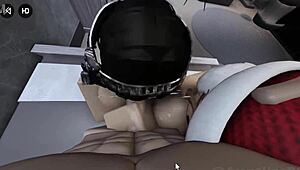 Two sluts from game crave deepthroat cock fest