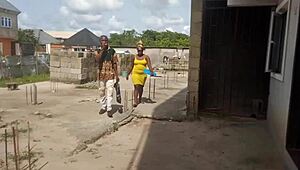 street boy drags juicy fat ebony into building, rips clothes, pounds wet swollen pussy rough till screaming cumshot drips.