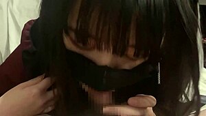 damn this tight japanese teen's sloppy tongue work made me bust in her mouth quick