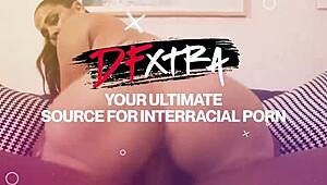 Kali Roses Rips Clothes for Interracial Triple Cock Banging