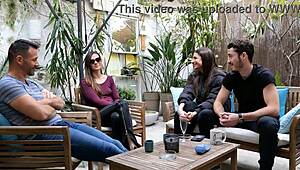 our wild 4some with libertine couple friends gets super hot! 🔥👯‍♂️