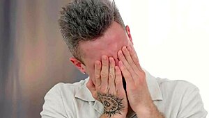 Wow, Lucy Knight gets anal fucked hard by hot couple! Cum creampie fills her ass deep