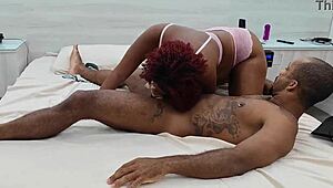 brazilian bbw chubby with fat pussy rides monster bbc interracial anal creampie doggystyle