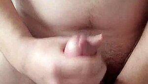 Rockymontana strokes huge cock explodes massive cumshot