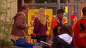 tania saulnier blonde showers nude sexy xs girl bathing smallville style